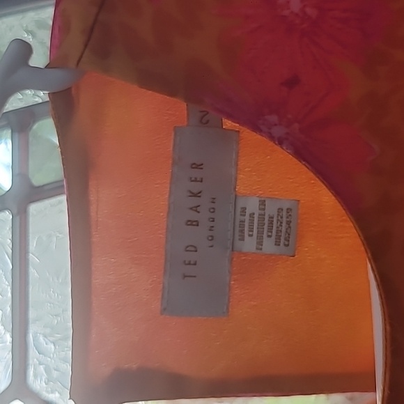 Ted Baker Bambia Floral Tiered Belted Maxi Dress Size 2 - Picture 3 of 4